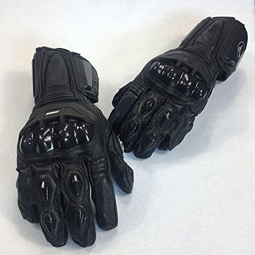 Claw Monster Motocross Riding Gloves Fur and Leather Cavalier / Outside Motorcycle Bike Gloves , black , m