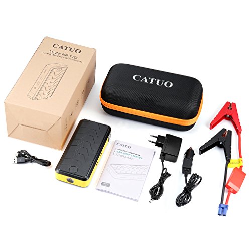 Banca di Potere di avviamento di Salto dell'automobile di Protezione del cortocircuito di CATUO 12V 400A 12800mAh UE