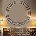Produktbild Meaosyy Simbolo del serpente Infinity Circle Vinile Adesivo Home Decor Art Murale Adesivi murali carta da parati   56 * 56cm