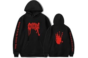 LKY STAR Uomo Ragazzi Felpe con Cappuccio Sweatshirt Xxxtentacion Merch Hip-Hop Manica Lunga Hoodies per Donna Ragazze