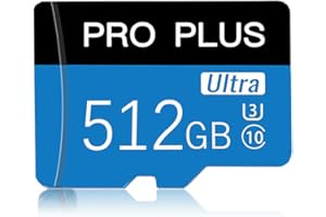 HYZEZTRX Carte mémoire de Carte Micro SD 512GB avec Carte mémoire de Classe 10 Haute Vitesse d'adaptateur pour Smartphone/Tablette et Drone (512GB)