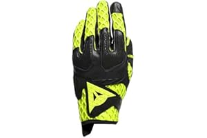 Dainese Air-maze Unisex Gloves Guantes de moto de verano, tejido de malla, protectores en los nudillos, pantalla táctil Unisex adulto