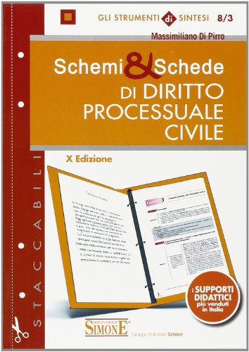 Download Schemi & schede staccabili di diritto processuale civile Download Schemi & schede staccabili di diritto processuale civile