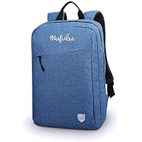 Mufubu Presents Iconic Slim Casual Backpack for Students & ProfessionalsLaptop Backpack (Blue)
