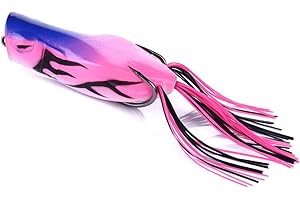 JIKEXINGMENG Topwater Frog Lure Simulate Frog Bait with Hooks Silicone Fishing Crankbait Lure for Freshwater Saltwater Fishing