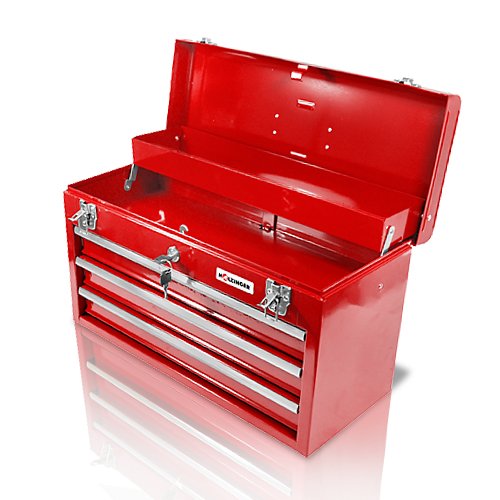 Holzinger Werkzeugkoffer HWZK500-3 - kugelgelagert (3 Schubladen + 1 Fach)