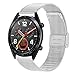 Produktbild Für Huawei Watch GT Active 46mm Uhr Intelligent Uhr Smart Watch Ersatz Edelstahl Schnellverschluss Uhrenarmband Armband Handschlaufe Strap für Herren Damen (Silber)
