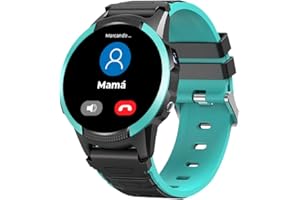 SAVE FAMILY SaveFamily Slim 4G. Reloj Inteligente niño con Videollamada. Reloj GPS niños con Llamada, Chat, Boton SOS, Cronómetro, podómetro. Waterproof Ip67. Smartwatch niño con diseño Moderno y Discreto