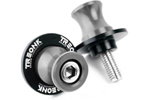 TREONK Diábolos Moto - M10 Brazos Oscilantes Tornillos del Soporte Motocicleta Aluminio Compatible para Kawasaki Z750 2006-2017 Z750R 2011-2015 Ninja250sl 2015-2016