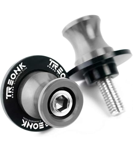 MOWOK M6 Diabolos Moto - Supports Bras Oscillant Universels Argent - Pour MT-09, R7, Tracer, Tenere 700, Aprilia RS660, Ducati Monster