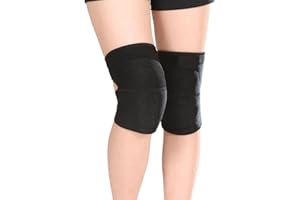 IPENNY 1 Pair Adult Compression Kneepad Sports Protective Gear Sponge Padded Crushproof Knee Pad Knee Brace Support Sleeve Warmer for Sports Riding Skating Fitness Exercise or Work - Pain-relief, Free-injury, Warm-up