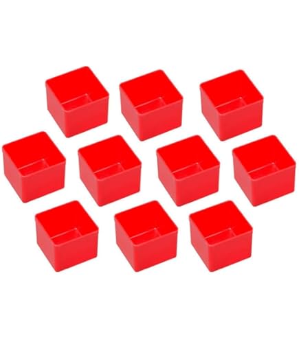 Koffer met inzetbakken 400 x 300 x H 133 mm grijs | 1 x inzetbak 1/2
