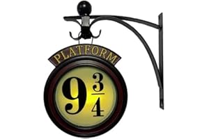 Deluisho 9 3/4 Luces Nocturnas, Personajes de Cine Colgados en la Pared, Decoración de la Habitación para Niños, Rojo