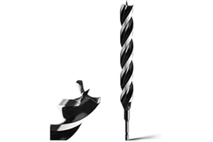 MOXPIFY 20x230mm Holzbohrer Holzschlangenbohrer für Weichholz, Hartholz mit Zentrierspitze und E 9.5 Schaft