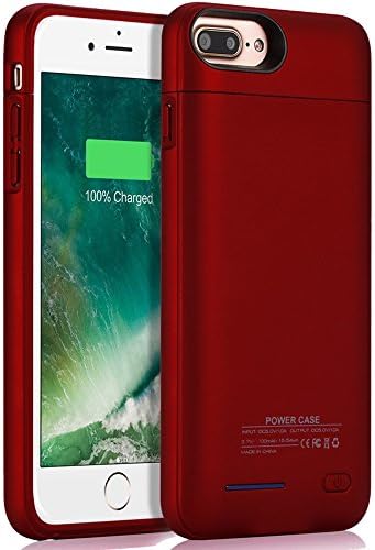 iPhone 7 Plus / 8 Plus Battery Case, Cofuture 4200mAh Magnetic Rechargeable External Battery Charging Case Portable Charger Ultra Slim Backup Power Bank Case with Kickstand for iPhone 6plus 7plus 8plus (5.5 inch), Black