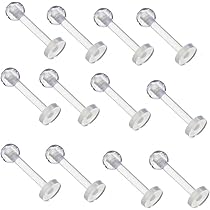 24-35 Retainers Per Piercing In Bioflex Trasparente - Foto 11