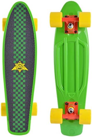 Actitop MS301-1 22 Inch Complete Skateboard Plastic Cruiser Banana Skate Board
