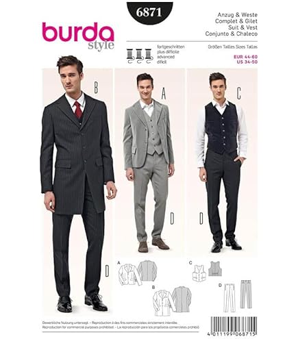 SIMPLICITY SS9758AA Heren Shirts en Shorts van Norris Danta Ford AA (34 36 38 40 42