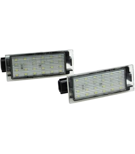 LED Licence Number Plate Light Lamps For Ford Focus II MK2 04-12 C-Max DM2 03-10