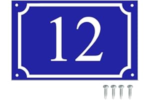 Bizz-Pop Numéro de Rue à Personnaliser sur Plaque PVC