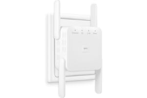 Aenxwa WLAN Verstärker 1200Mbit/s WiFi Repeater Dualband 2,4GHz+5GHz WiFi Booster mit Repeater/Router/Access Point Modus,4 Antenne,Einfache Einrichtung,WiFi Extender Booster Mit LAN/WAN Port