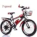 Produktbild Bike 7 Geschwindigkeit Kinderfahrräder Fahrräder 18 Zoll 20 Zoll Mountainbikes Für Jungen Und Mädchen,Red1,20In