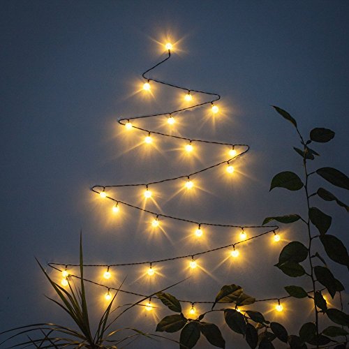 Akale 30er LED Solar Lichterkette Garten Globe Außen Warmweiß 6 Meter, Solar Beleuchtung Kugel für Party, Weihnachten, Outdoor, Fest Deko usw. [Energieklasse A+++] - 6