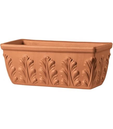 Blumenkasten 600mm Anthrazit - Balkonkasten Aus Wetterfestem Kunststoff In Rattan-Optik Mit Untersetzer