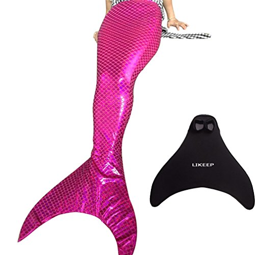 Likeep Mädchen Badeanzug Meerjungfrau-Schwanz für Kinderschwimmen Schwimm Cosplay