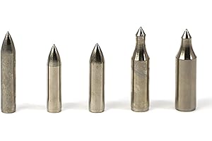 Elkrich 20 pièces Pointes de flèche de tir à l'arc Colle sur Les Pointes de Champ de flèche Pointes de Balle de Pratique Cible pour Les flèches en Bois de Bambou