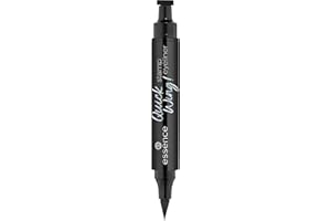 ‎ESSENCE COSMETICS essence Quick Wing! stamp eyeliner, Nr. 01, Schwarz, langanhaltend, Expressergebnis, hochpigmentiert, intensiv, farbintensiv, vegan, ohne Mikroplastikpartikel, ohne Parfüm, ölfrei, 1er Pack (3.5ml)