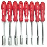7 Par&ccedil;a Lokma Tornavida Seti 6-7-8-10-12-13-14 no Lokma U&ccedil;lara Sahip Chrome Vanadium &Ccedil;elik'ten