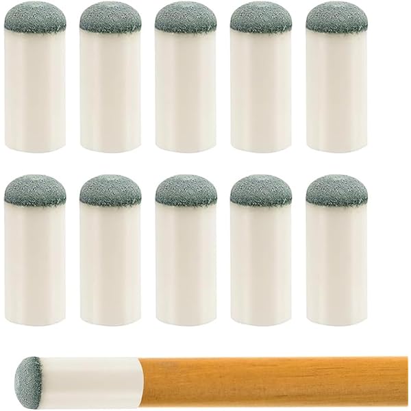 10 Embouts De Queue De Billard XPEX 13 Mm - Filetage Laiton, Cuir Dur Ou Souple - Marron Et Bleu