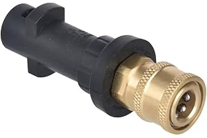 Högtryckspistoladapter 1/4 tum mässing snabbkoppling för Kärcher K-serien K2 K3 K4 K5 K6 K7 skumkanon