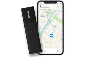 Invoxia Tracker GPS Classic Édition 2026 - Étanche, Précision GPS Améliorée, USB-C - Abonnement Réseau Inclus 3 Ans - Localisation en Direct, Alertes Antivol & Mouvement - Voitures, Motos, Vélos