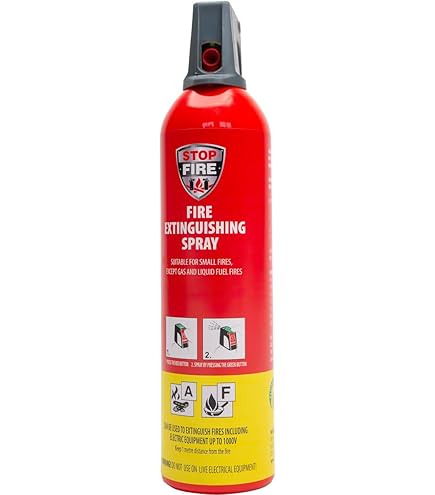 Branddeken voor keuken en thuis - 1 pack Glasvezel herbruikbare blusdeken onderdrukking brand voor thuis keuken garage kantoor caravan(1m x 1m