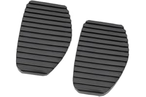 Inovey 2Pcs Freno Embrague De Goma del Pedal De Repuesto Cubierta Compatible con Peugeot 306 405 406 407 508 Citroen 450412 -Negro -2 Piezas