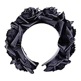 Dark Dreams Gothic Steampunk Haarband Haarreif Kopfschmuck schwarze Rosen schwarz - 
