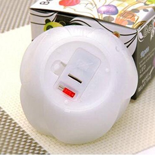 joyliveCY Nacht LED Lampe Romantische Rosen Blumen Nachtlicht Farbwechsel Lampe LED Nachtlichter Interior Design - 4