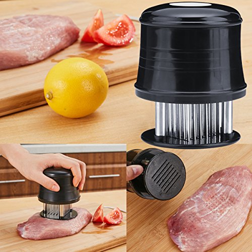 Comenzar Edelstahl Fleischzartmacher leischzartmacher mit scharfen Edelstahl-Klingen - 3