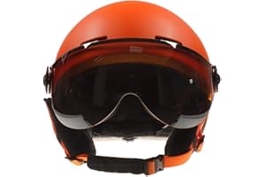 ZOLITIME 2-en-1 visière Ski Casque de Snowboard détachable Masque Anti-buée Anti-UV Anti-UV intégré Bouclier de Masque de Faible Poids Adultes Hommes Femmes