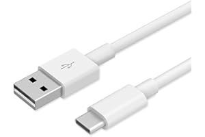 IENZA Made for Amazon, USB-C Type Charge Cable Cord Wire for All-New Kindle Paperwhite, Signature Edition & Paperwhite Kids 11th Generation and 2021 & Newer Kindle Versions (Not for Older Kindles) White 6FT