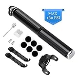 【SCHNELLES UND EINFACHES PUMPEN】 Dadurch wird er bei jedem Druck und Zug effizient aufgeblasen und sorgt für maximales Luftvolumen und schnellere Reifenbefüllung.