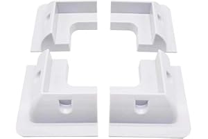 Tramily - 4 Stück Solarpanel-Montagehalterungen - Ohne Bohren - UV-beständig - Weit verbreitet auf Dächern von Wohnmobilen, Booten, Wohnwagen, Wohnmobilen