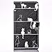 Produktbild Nancen Samsung Galaxy A3(2016 version) / SM-A310F (4,7 Zoll) Flip Leder Case / Handyhülle, Katzen Serie Nette Karikatur Katzen Klettern Treppe Muster Folding PU Lederhülle Bookstyle Cover - mit Stand Funktion, Brieftasche und Karte Slot