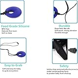 Kette mit Anhänger- IntiPal Baby Beisskette Stillkette Mamakette Silikon PBA Frei - 4