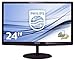 Produktbild Philips 247E6LDAD/00 59,9 cm (23,6 Zoll) Monitor (VGA, DVI, HDMI, 1920 x 1080, 1ms Reaktionszeit, 60 Hz) dunkelkirsch