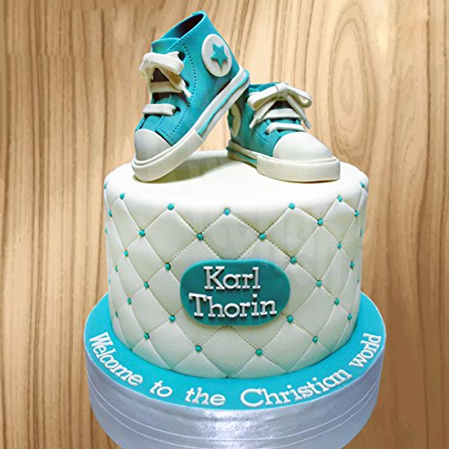 Aliciashouse 6PCS Kunststoff Sneaker Cutter Schuhe Fondant Schimmel Cookie Backform - 3