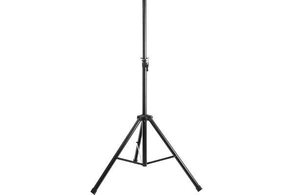 McGrey SPS-1 Pieds d’Enceinte en Acier Noir (Pied d’Enceinte en Acier, Construction Stable à trépied Extra Large, Extensible de env. 130 à 193 cm, capacité Max. 50 kg, Poids : 3,3 kg)