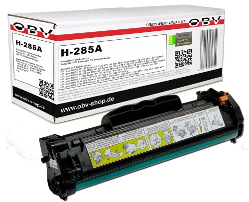 Kompatibler Premium Toner ersetzt HP CE285A 85A / Canon 3484B002 / 725 Kapazität 1600 Seiten schwarz